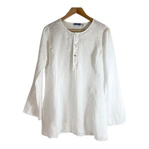 Acrobat Embroidered Linen Tunic